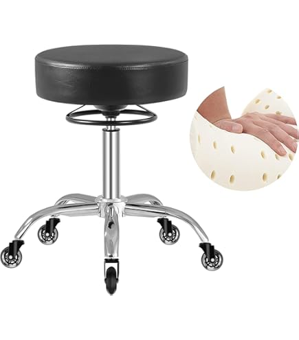 ZEN - Tabouret à Roulettes Avec Roulettes Souples - Tabouret