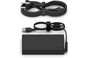 HAFIUEGE Alimentatore 135W Caricatore per Lenovo ideapad Legion Y40 Y50-70/80 Z710 Y7000 Y520 720 15ikb Thinkpad T440p T450p T540 T470p T460p T530 W540 P50 ADL135NDC3A PC Portatile Caricabatterie Adattatore