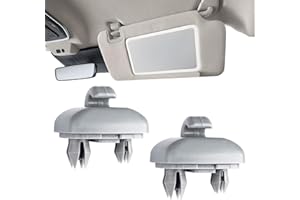 HANZMQIYJJ 2 Pcs Auto Sun Visor Clip Car Sun Visor Holder Compatible with Audi Sun Visor Clips Compatible with Audi A1 A3 A4 A5 Q3 Q5 A7 B6 B7 B8 S4 S5