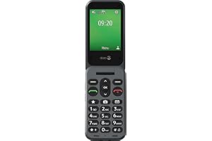 Doro Leva E21 – -klappmobil för seniorer – 2,8-tums display, kontrastrika knappar, särskilt klar ljudkvalitet, HD Voice, ka