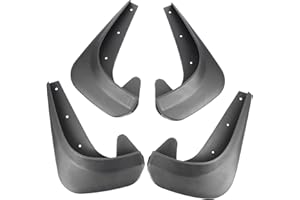 VORCOOL Guardabarros Universal para Coche 4 Piezas Guardabarros Universales para Coche, Furgoneta, SUV, Camiones, Sedán, Rueda Delantera y Trasera Accesorios para Coche