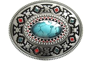 Urban Backwoods Indian Pattern I Gürtelschnalle für Wechselgürtel Buckle