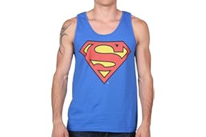 DC Comics Men's Superman - Superman Classic Logo- Tank T-Shirt Superman - Superman Classic Logo- Tank T-Shirt