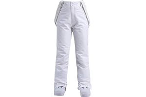 ZEZKT Combinaison Ski Femme Hiver,Combinaison de Ski Femme,Pantalons de Ski Imperméables et Chauds pour Femmes,Pantalons de Randonnée Femme