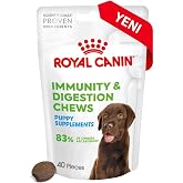 Royal Canin Immunity &amp; Digestion Chews Yavru K&ouml;pekler İ&ccedil;in Bağışıklık ve Sindirim Sistemini Destekleyen Tamamlayıcı &Ouml;d&uuml;l Mama