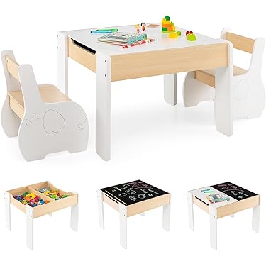 KidKraft 26913 Heart, Set Van Houten Tafel Met Stoelen En