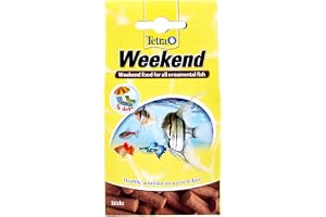 TetraMin Weekend Weekend Foder – kompakta foderpinnar för försörjning av alla prydnadsfiskar på helgen eller för upp till 6 d