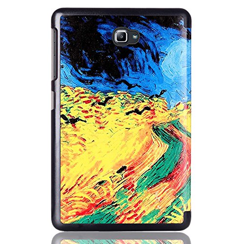 Samsung TabA 10.1 Hülle,Galaxy Tab A T580N Cover – Ultra Slim PU Leder Schutzhülle mit Stand Tasche Hülle für Samsung Galaxy Tab A 10.1 Zoll Wi-Fi/ LTE (2016) SM-T580N/SM-T585N Tablet Flip Case Cover,Weizenfeld - 3