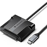 Yottamaster Adattatore USB C a SATA 18 TB, Convertitore USB C a SATA III, per SSD/HDD da 2,5", Supporta UASP, TRIM e S.M.A.R.