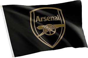 DESERT CACTUS Arsenal Flag FC Gunners Football Soccer Premier League 100% Polyester Indoor Outdoor 3 x 5 feet Baner (Flag B)