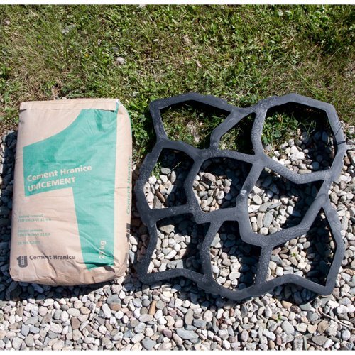 Maxeuro Betonform zum selber gießen von Gehwegen / Trittsteinen 58x58x5,5 cm – Schalungsform, Gießform - 2