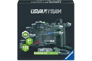 Ravensburger - GraviTrax Pro - Starter Set Vertical 153 pièces - Circuit de Billes - Jeu de Construction créatif - Parcours de Billes à Construire - Dès 8 Ans - Version française - 22426
