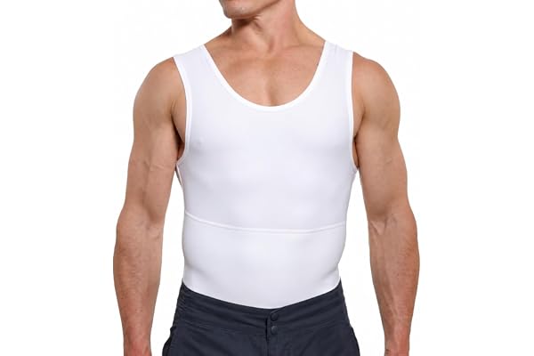 Esteem Apparel Original max män bantning bröst & body shaper kompressionströja