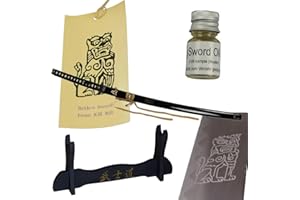 EPIC SWORDS Kill Bill Samuraischwert Katana Metall Klinge Schwert der Braut mit Schwertständer und Zubehör