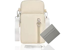 LYJOW Pochette Telephone Portable Femme Bandouliere Sac Téléphone Portable Femme Bandoulière Portefeuille Sacoche Telephone Portable Femmes Bandoulière Réglable Running Armbag