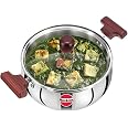 Hawkins 4-Liter Stainless Steel Cook N Serve Handi With Glass Lid - Tri-Ply Induction Compatible Pot - View #9