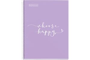 Miquelrius, Cuaderno Notebook Mensajes, 1 Franja de Color, 80 Hojas Puntos Dots, Papel 90 g/m², 4 Taladros, Cubierta de Cartón Duro, Color Lavanda