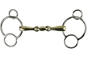 AK RIDING SPORTS LTD AK Universal Loose Ring Lozenge with German Silver Mouthpiece AKRS-2626 (5.5", German-Silver)