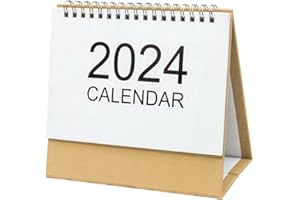 ‎YIPUETERNITY Calendarios 2024, Calendario de Sobremesa 2023 2024, Independiente Calendarios de Escritorio, Alambre Doble Calendario Familiar Oct. 23 a Diciembre 2024, Calendario Plegable con Página Notas(M)