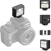 ULANZI SL02 Mini Kamera Flaş, GN8 6500K Kamera Speedlite Flaşları, 4 G&uuml;&ccedil; Seviyesi (1/8~1/1), Mini Manuel Flaş, Nikon, Sony, F