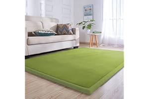 Loartee Tappeti e Scendiletto per Bambini Tappeto Velluto Corallo Strisciante 3cm di Spessore