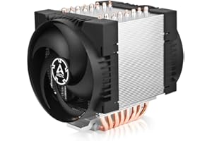 ARCTIC Freezer 4U-M - Server CPU Cooler for AMD and Intel, 4U & Up, 2 x 120 mm Fans, 400-2300 rpm, 4-Pin PWM Connector, 8 Heat Pipes