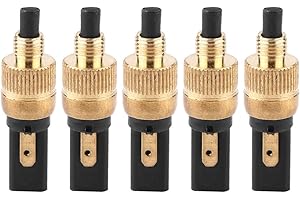 HEADERBS Bremslichtschalter, 5 Stück Motorrad-Front-Rücklicht-Hinterrad-Bremskupplungsschalter für Scooter Moped Dirt Pit Bike ATV