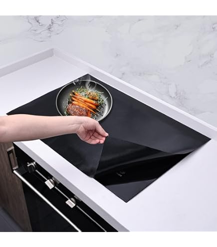 GETRICH 60x52cm Grote Inductie Kookplaat Protector Mat Siliconen Inductie Kookplaat Cover (Magnetisch) Kookplaat Scratch Protector BPA Gratis Multifunctionele Siliconen Matten Hittebestendige Kachel GETRICH 60x52cm Grote Inductie Kookplaat Protector Mat Siliconen Inductie Kookplaat Cover (Magnetisch) Kookplaat Scratch Protector BPA Gratis Multifunctionele Siliconen Matten Hittebestendige Kachel