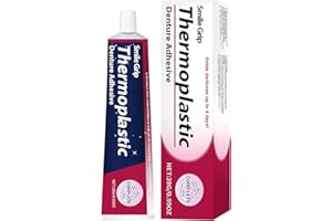 DUQULLE Adhésif Thermoplastique Pour Prothèses Dentaires - Rebasage Souple Et Confortable, Longue Durée - Colle Dentaire Pratique Pour Les Dents, Pour Un Usage Quotidien, Femmes, Hommes Et Adultes
