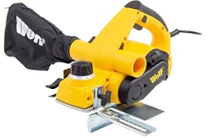 Electric Planer 720w Hand Wood Rebate Planing Tool Wolf 82mm Width 18mm Depth with Parallel Guide & Dust Bag - 2 Years Warranty