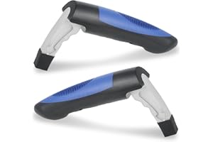 HISDRICUS 2 Stück Ausstiegshilfe Auto - Auto Griff Senioren - Auto Gadgets, Aluminium, 180KG Tragkraft, Rostschutz, mit Sicherheitsfensterhammer-Funktion, für Auto, Wohnmobil, Lkw-Türen(Blau)