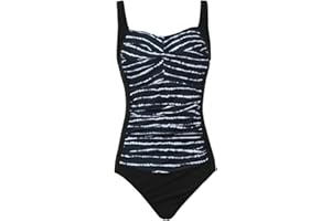 Aidotop Womens One Piece Swimsuit Tummy Control with Ruched Monokinis Tribal Swimsuits