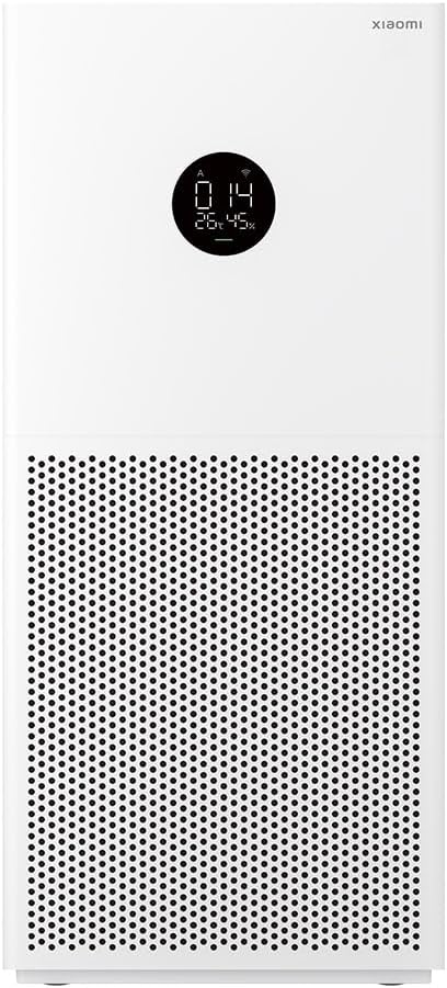 Xiaomi Smart Air Purifier 4 Lite hava temizleyici (%99,97 hayvan tüyleri, polen, toz, virüsler ve aerosole: PCADR 360m³/h, FCADR 120m³/h, 43m², dokunmatik ekran, uygulama ve ses kontrolü için optimum)