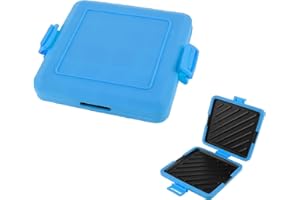 GUNIATA Microwave Toastie Sandwich Maker,Breakfast Sandwich Maker,Silicone Microwaveable Cookware,Rapid Heating,Non-Stick Plates,No Electricity, Wireless,for Cooking Delicious Crispy Sandwiches (Blue)