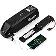 EIFDUHP 36V 48V Ebike Battery 10AH 13AH 15AH 17.5AH 20AH, Electric Bike Lithium Battery with Charger, Base & BMS for 200W 250W 350W 500W 750W 1000W 1500W Bicycle Motors