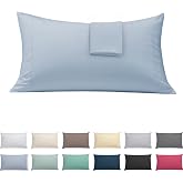 ECOMMERC3 Pillowcase Bed 135 cotton-polyester | Sky Blue | 50% cotton, 50% polyester - breathable - easy to wash - bright col