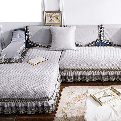 FEIZISofa cushions,summer fabric european four seasons universal anti-slip combination set-B 80x180cm(31x71inch)