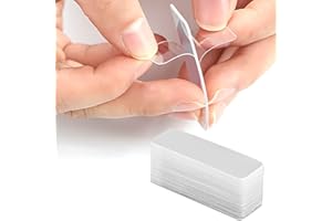BRELET Ruban adhésif double face extra fort, 70 Pièces Ruban adhésif multifonctionnel et réutilisable transparent lavable Nano Tape Fixation de divers objets dans Voitures, Cuisine, Domicile ou Bureau