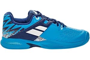 Babolat Enfants Propulse Clay Chaussures De Tennis Chaussure Terre Battue Bleu - Bleu Foncé