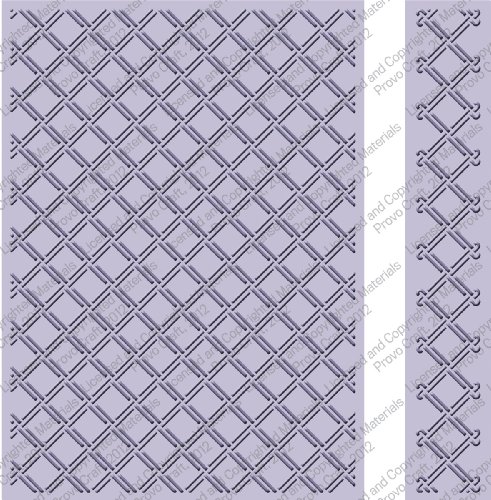 Cricut Cuttlebug A2 Wicker Weave Embossing Folder and Border