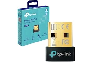 TP-Link UB5A Nano 5.4 USB Bluetooth Adapter for PC, USB Bluetooth Dongle for PC, Broader Coverage, Supports Windows, Plug&Play, Nano-Sized, Compact&Portable, BLE, Controller, Headset, Mouse, Keyboard