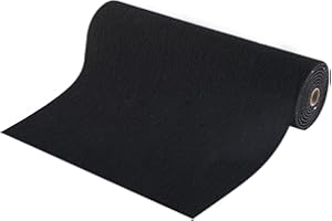 RICYEA Samoprzylepna mata do drapania dla kota, ochrona przed zarysowaniami, na sofę, meble, drzwi, ścianę, 2 m x 40 cm (dł. x szer.), czarna