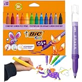 Bic Kids Comfort Jumbo Ke&ccedil;eli Boya Kalemi, 12 Renk