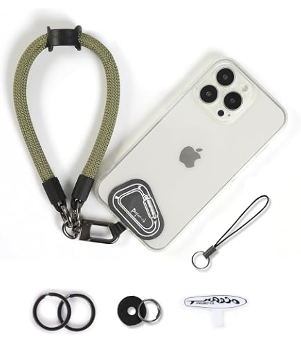 Sangle Téléphone Portable Réglable - 80-160cm - Avec Patchs Adhésifs
