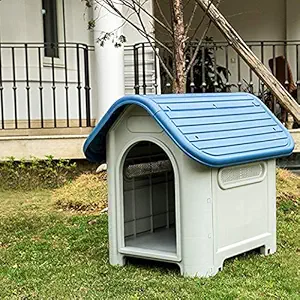 Emily Pets Outdoor Winter Warm Plastic Dog House,Removable Pet Dog Kennel Cat Litter Dog Cage Dog House,Waterproof,