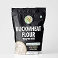 NatureVit Buckwheat Flour, 1 kg | Kuttu Giri | Kutu ka Atta | Fresh | Stone Grounded | Gluten Free | Rich in Dietary Fibre for Fasting | Helps to Lose Weight | Upwaas ke Liye