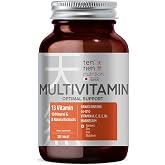 Tennen Nutrition Multivitamin Energy - Panax, Ginseng Koenzim Q10 Multivitamin ve Mineraller, 30 Tablet