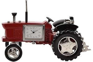 Widdop Bingham, Tractor Miniature Collectors Clock, Red