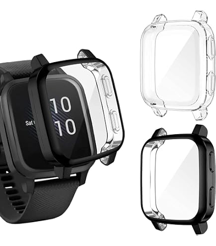 Custodia In Silicone Sottile Per Garmin Fenix 7 Pro / Epix Pro 47mm, Protezione Anti Graffio, Colore Nero