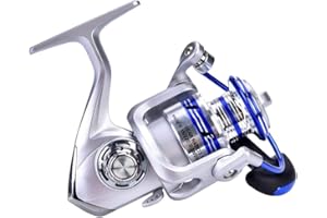 KEENSO Deukio - Equipo de Pesca, Carrete de Pesca de Alta Velocidad 7.1:1, Carrete Giratorio para Lanzamiento rápido